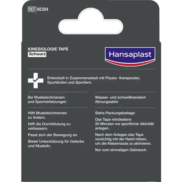Kinesiologie Tape schwarz