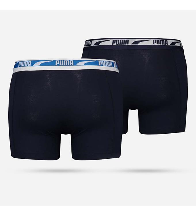 PUMA Men Multi Logo Boxer 2P