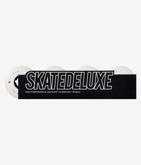 skatedeluxe Fidelity Series Rollen (white/black) 50mm 100A 4er Pack