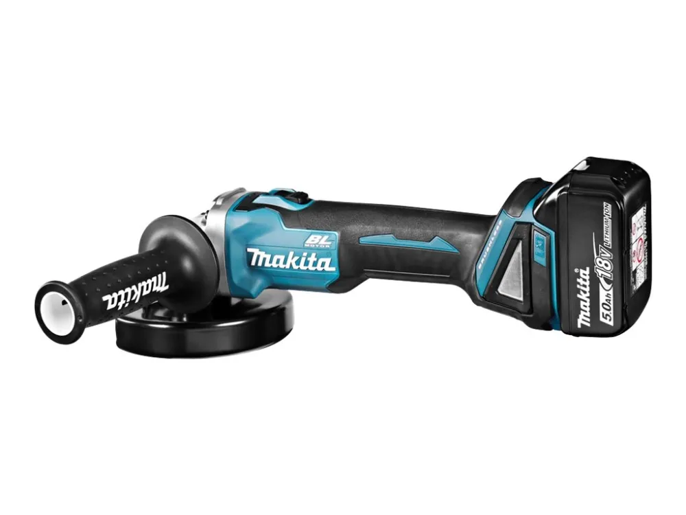 Makita DGA504RTJ - Vinkelkværn - ledningfri - 125 mm - 2 batterier - 18 V