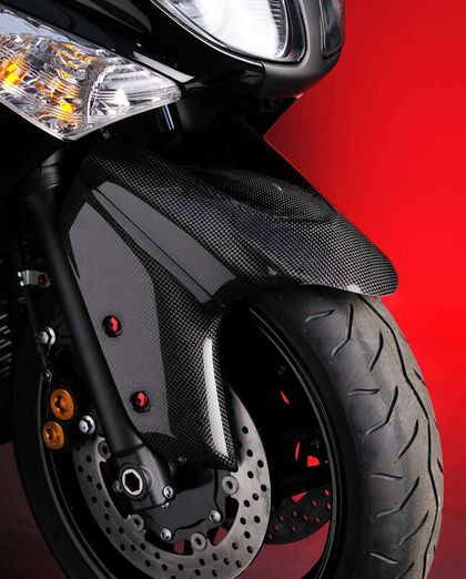 Garde boue LighTech avant carbone brillant