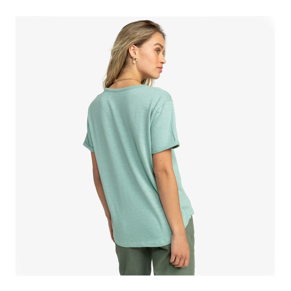 Roxy OCEAN AFTER - Tee-shirt Femme blue surf