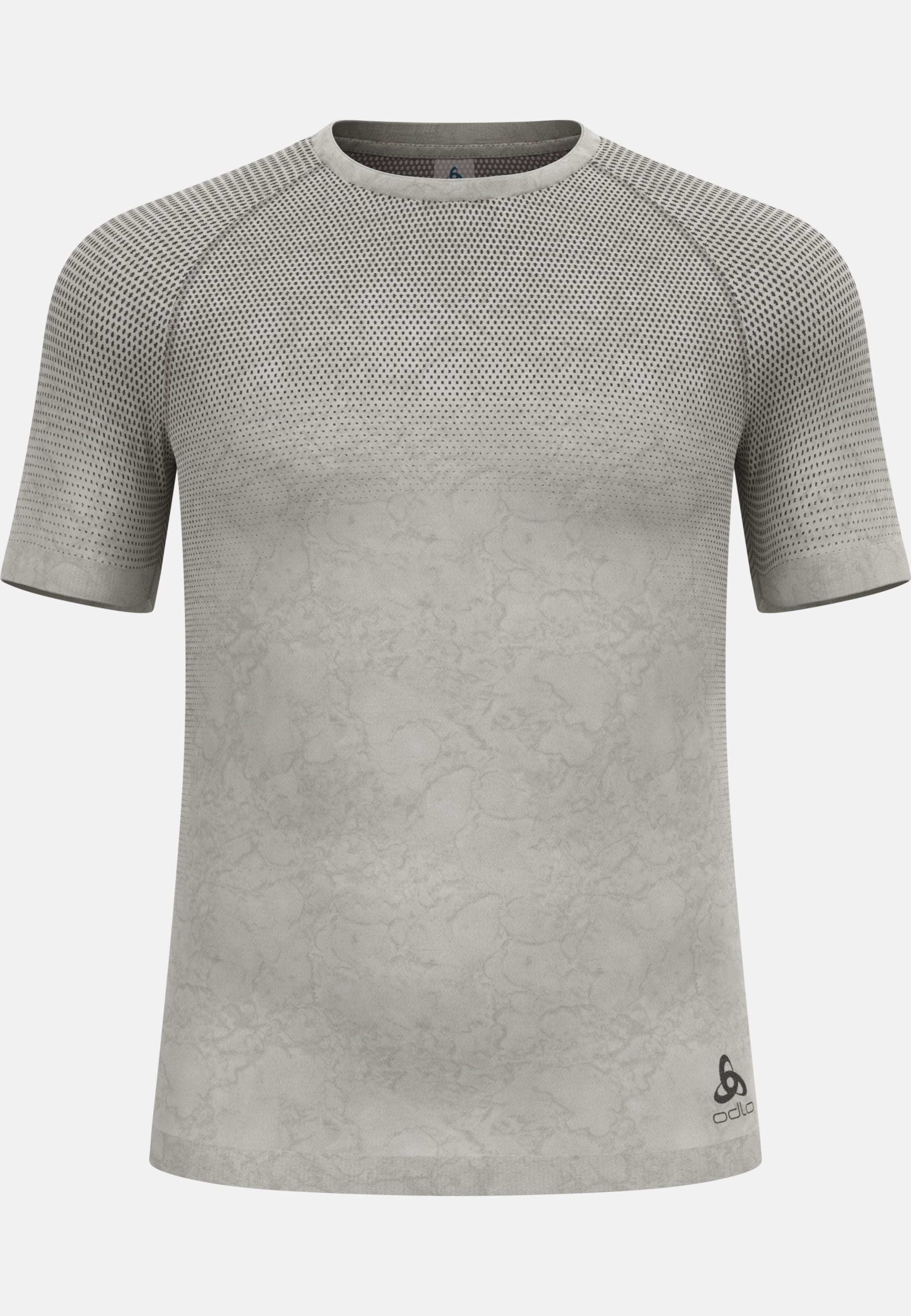 Kurzärmeliger Performance Light Base Layer mit Rain-Dye-Effekt in vetiver