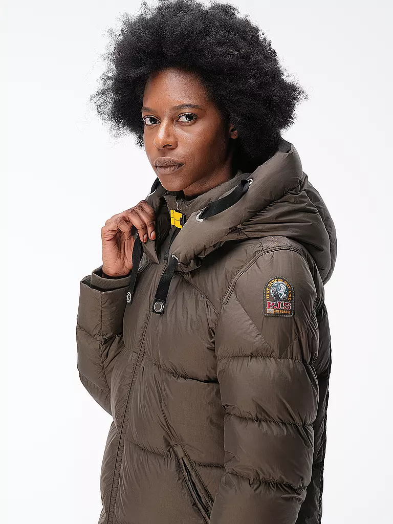 PARAJUMPERS Daunenmantel PANDA olive