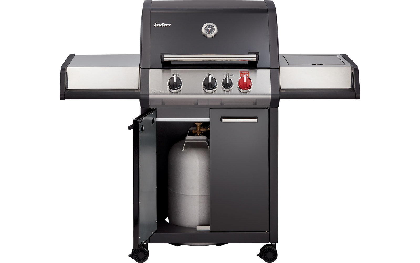 Enders Monroe Black Pro 3 K Turbo Gasgrill