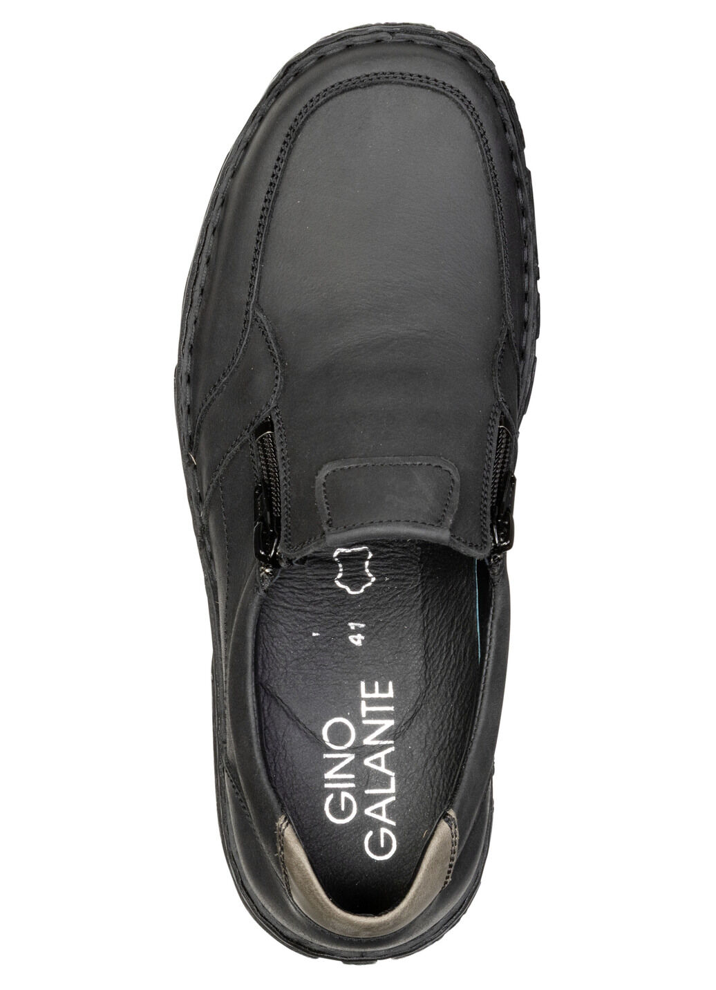 GINO GALANTE, klassische Herren-Slipper, mit herausnehmbarem Fussbett