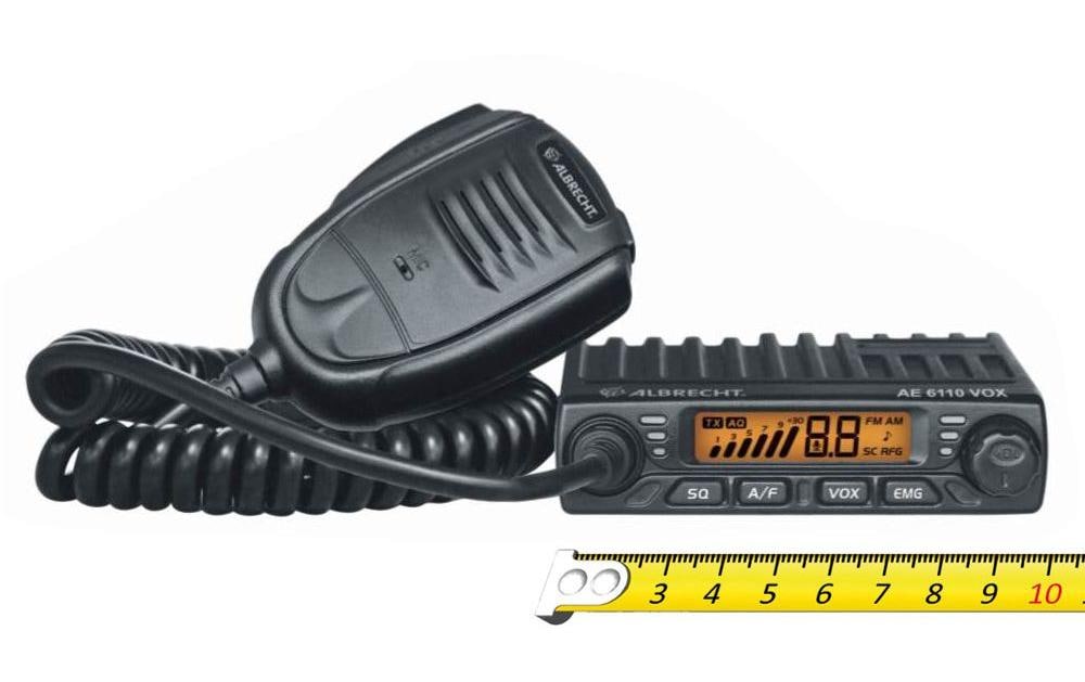 CB Funkgerät AE 6110 VOX mit Zigarettenanzünder-SteckerMini-CB Funk mit VOX Freisprechfunktion