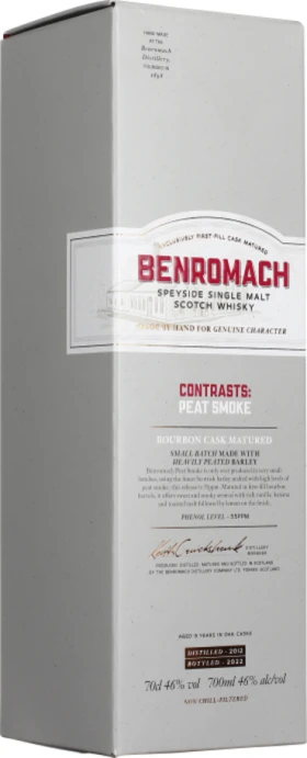 BENROMACH 2012 CONTRASTS PEAT SMOKE 70CL