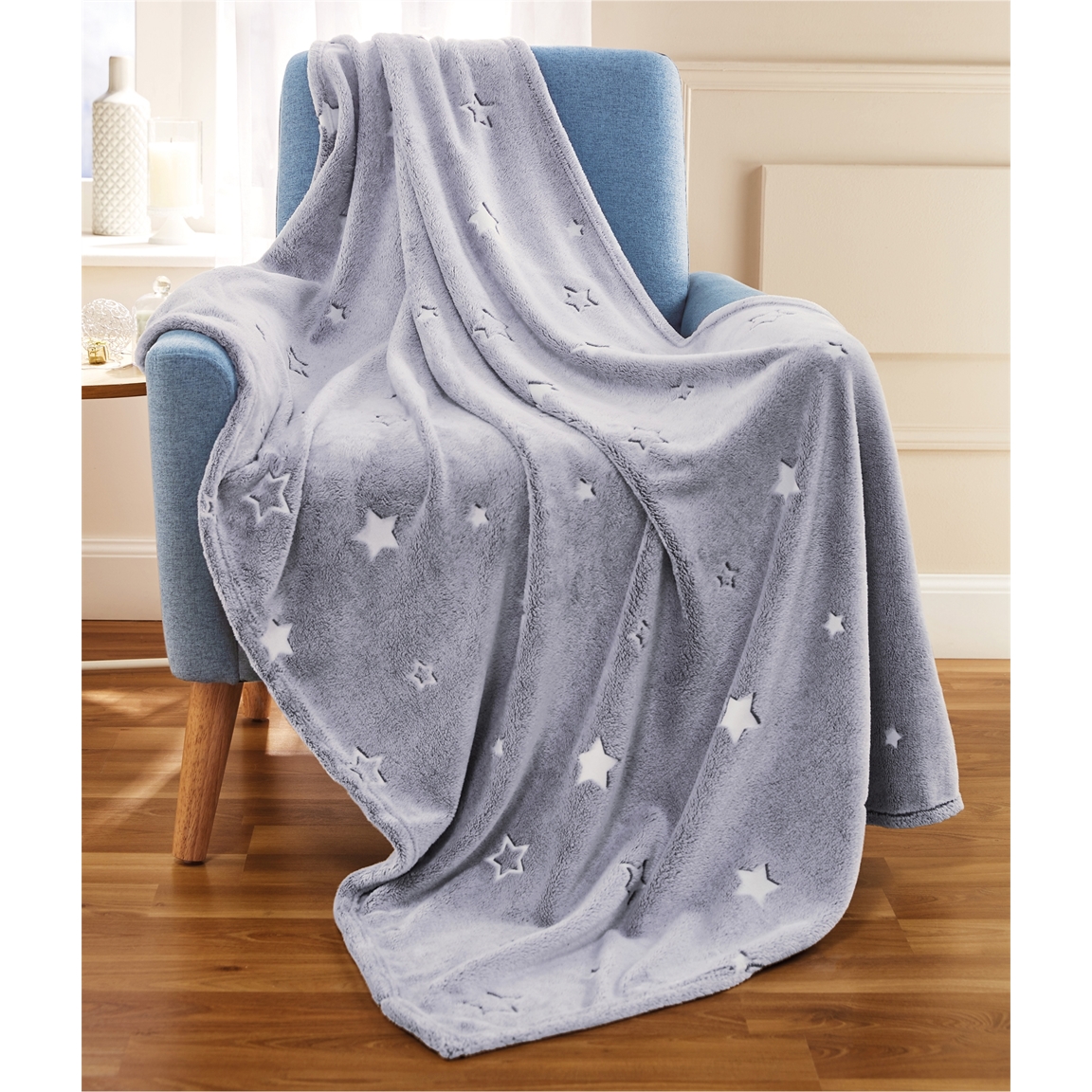 Plaid étoiles phospho