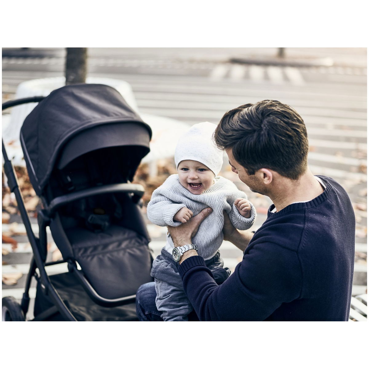 THULETHULE   SLEEK inkl. Bassinet midnight black/black