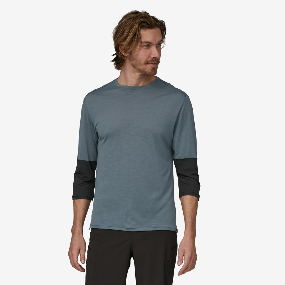 Merino-Radtrikot für Herren mit 3/4-Ärmeln