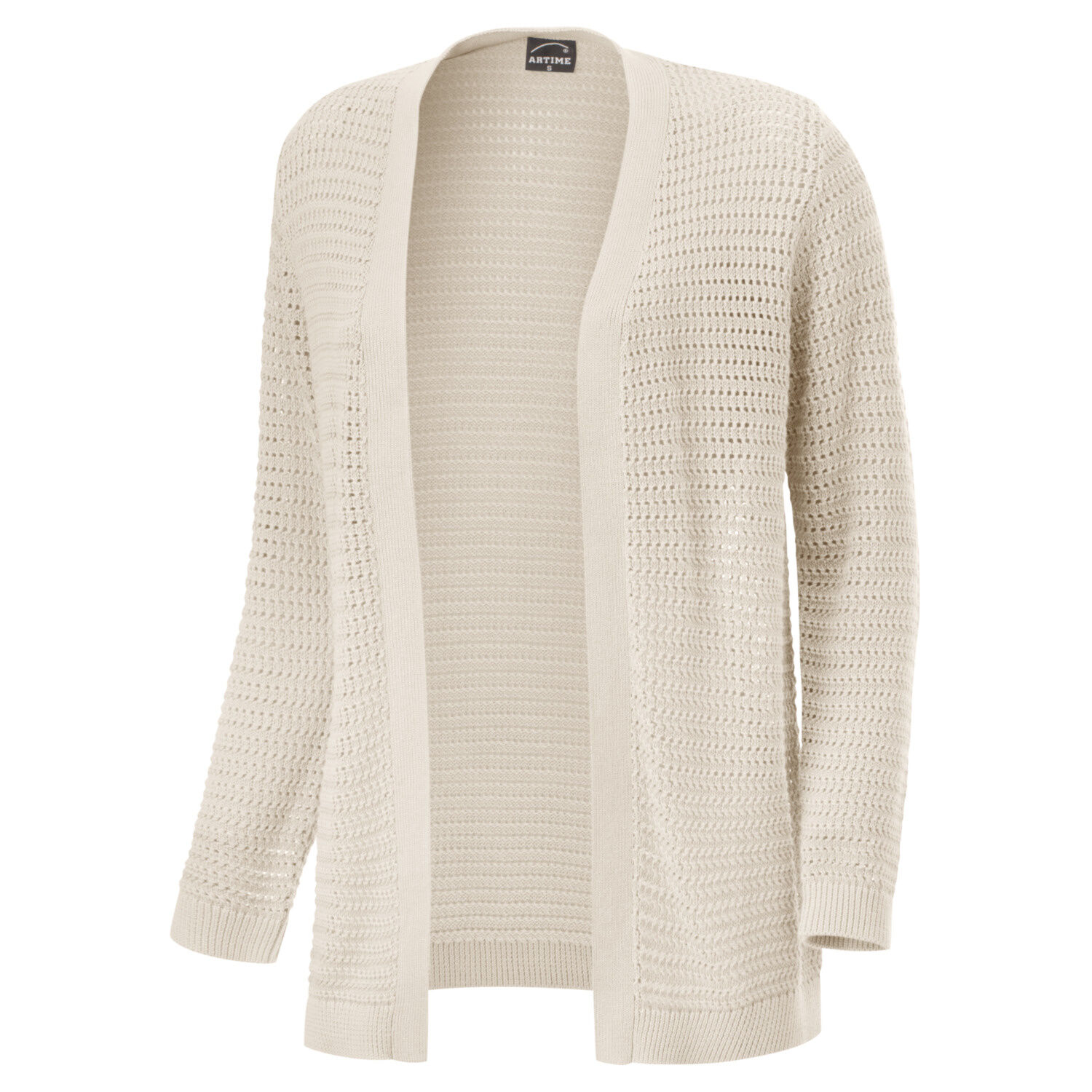 Damen-Strickjacke mit Ajourmuster von Artime
