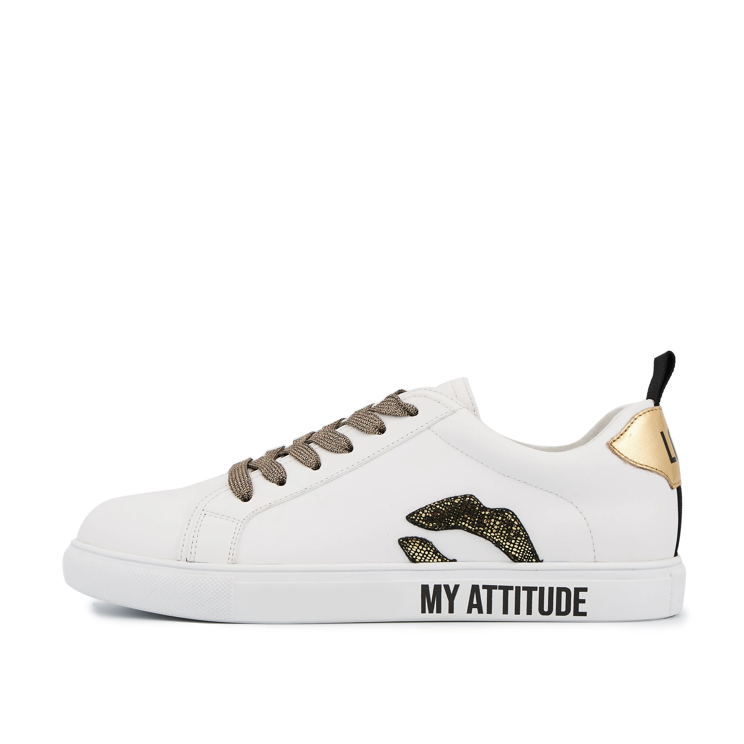 BETTY MY ATTITUDE - Sneakers en cuir | Blanc