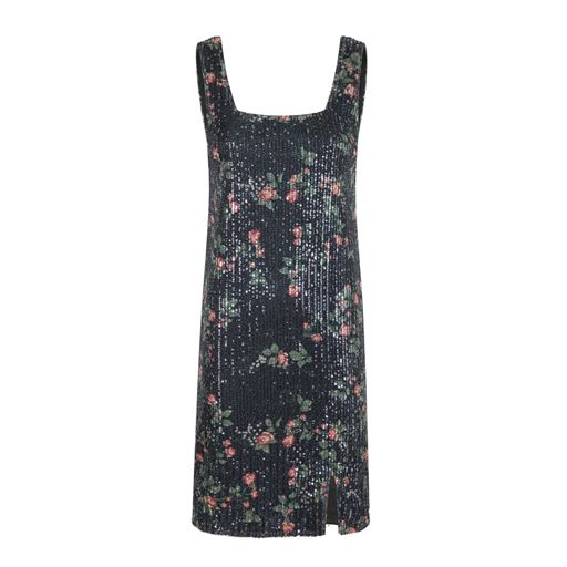 Neo Noir Ririn Flower Sequins Kjole, Black, 36