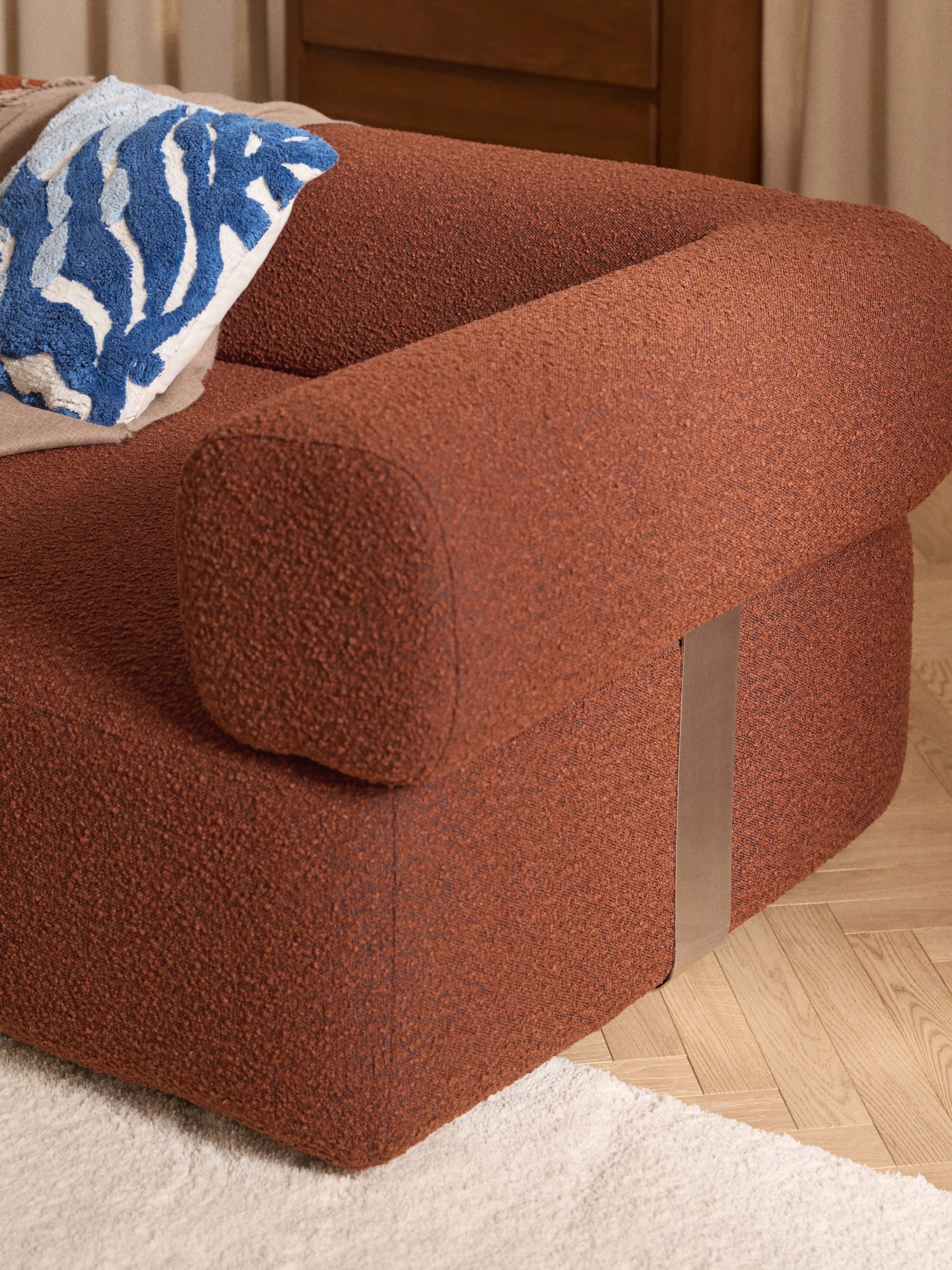 Modulaire bouclé poef Anton