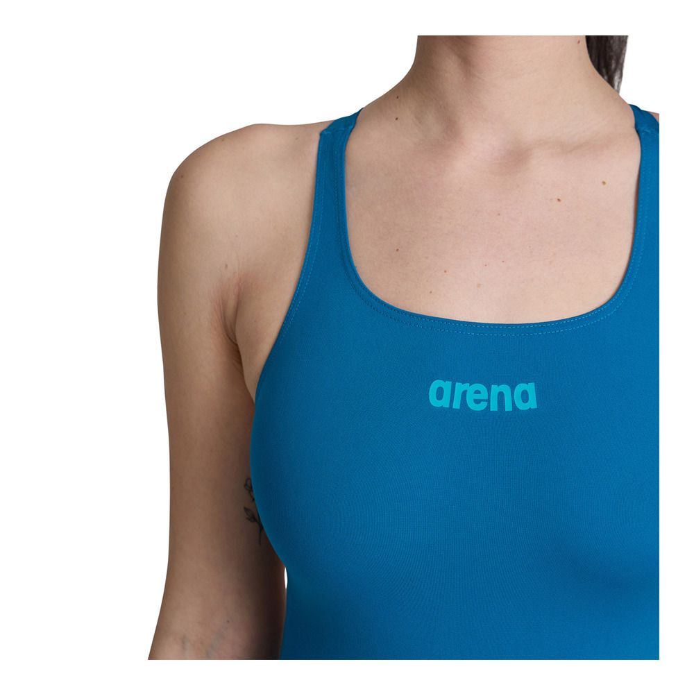Arena TEAM SWIM PRO SOLID - Maillot de bain 1 pièce Femme blue cosmo