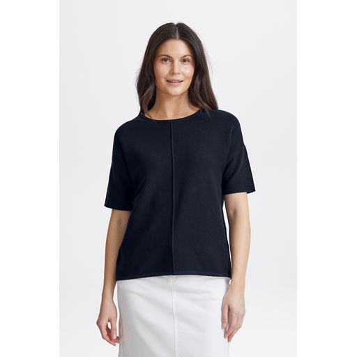 Fransa Sinne Striktrøje, Navy Blazer, XL