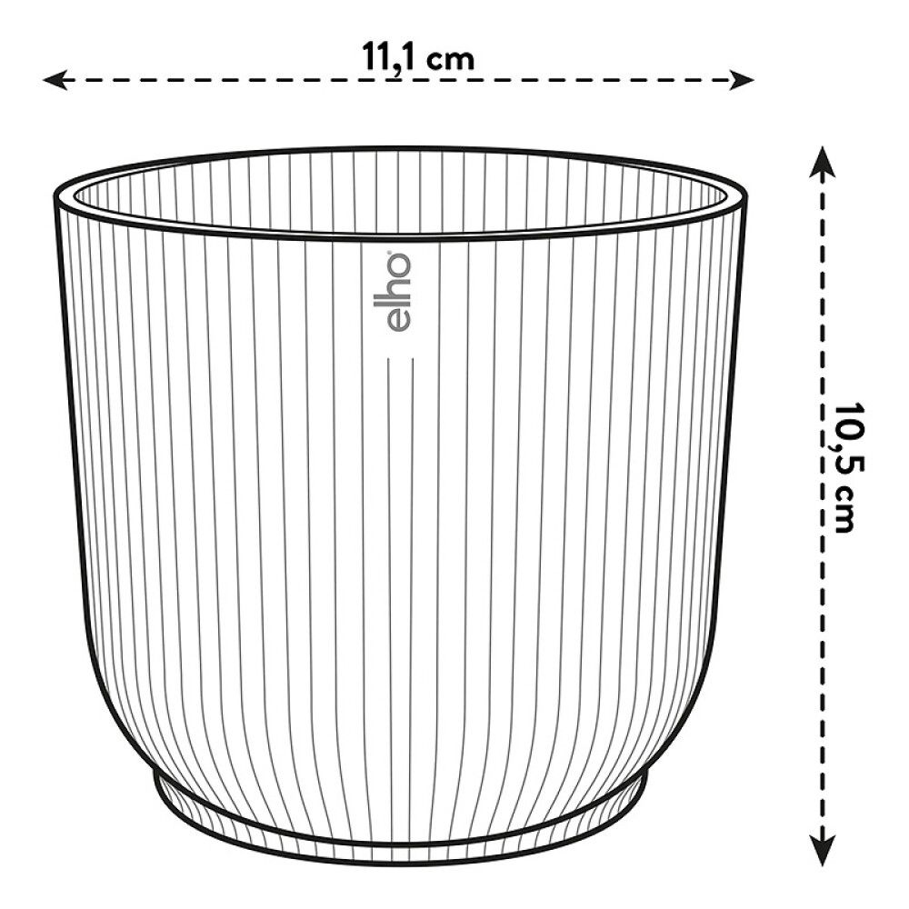 INNEPOTTE ELHO VIBES FOLD ROUND MINI Ø11CM ROSA