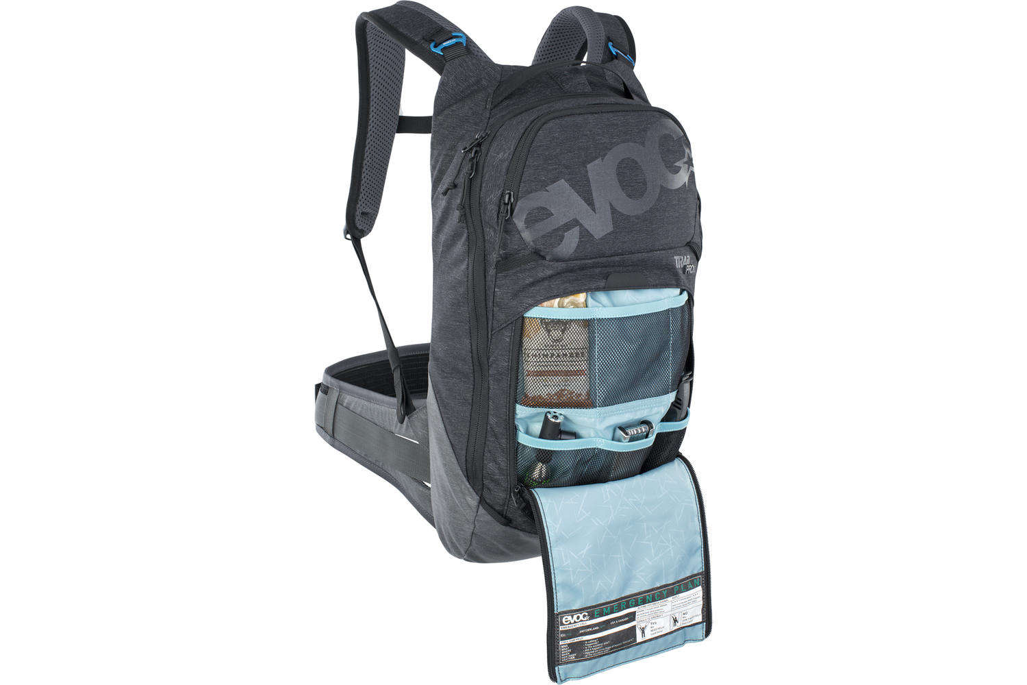 Evoc Trail PRO Dagrugzak 10L Zwart/Grijs