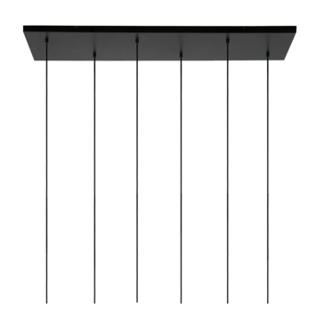 Lucide hanglamp Joanet 6x40W fumé