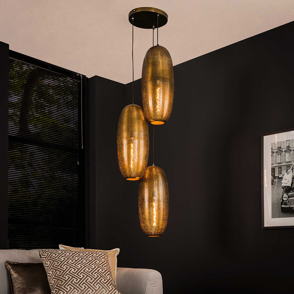 Hanglamp Space getrapt brons