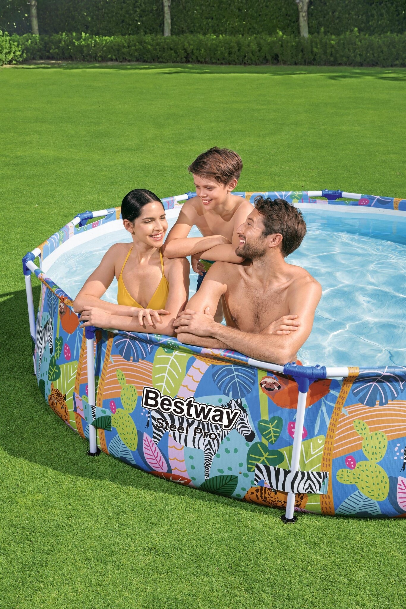 Bestway Zwembad Steel Pro Rond Jungle 305