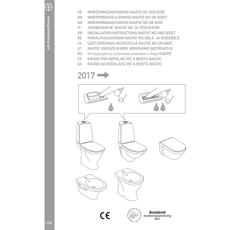 Gustavsberg Nautic 1500 toilet