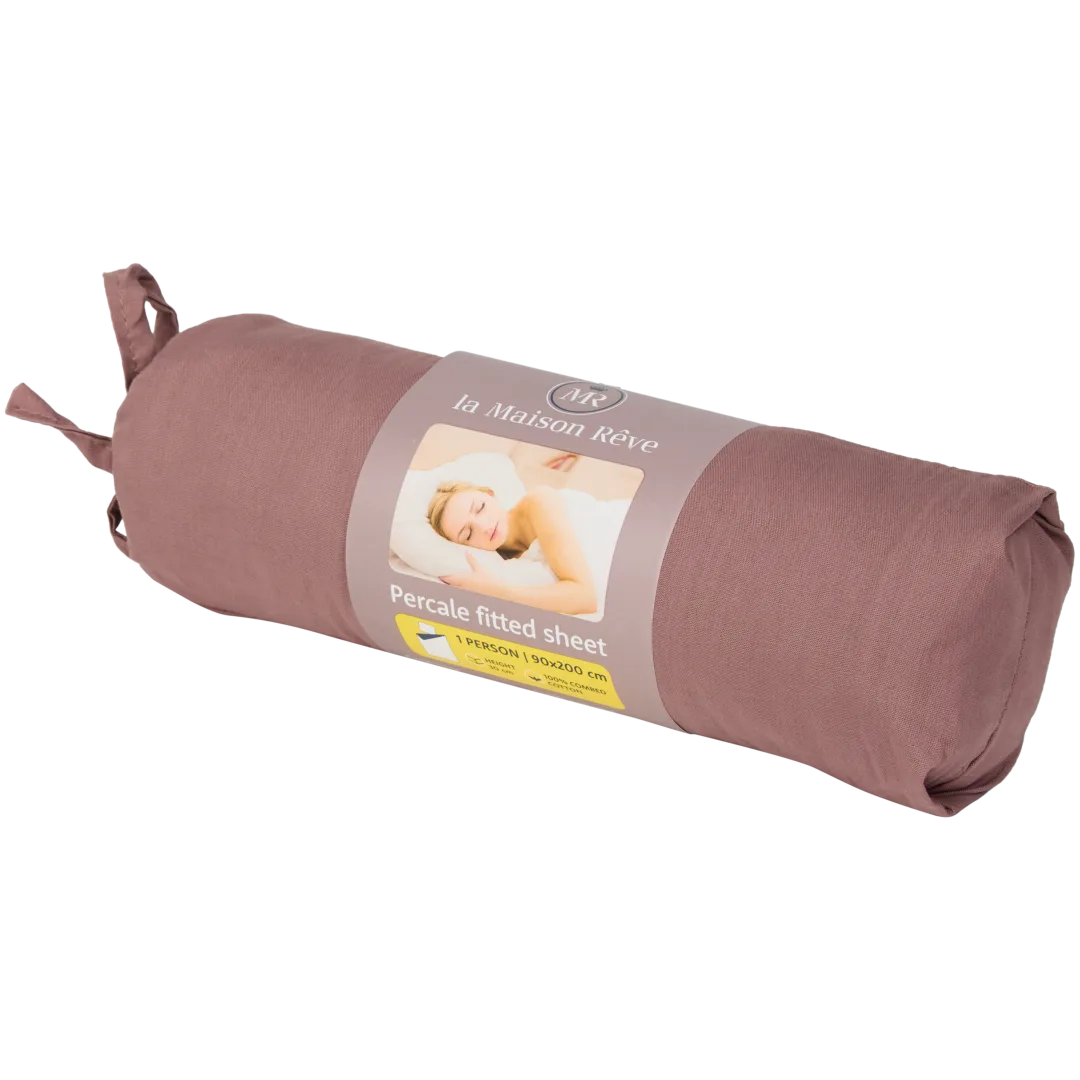 Drap-housse en percale de coton La Maison Rêve