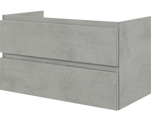 Pelipal Xpressline 4035 wastafelmeubel, afmetingen (B x H x D): 86 x 48,2 x 43,5 cm, frontkleur: grijs, 4035.038602