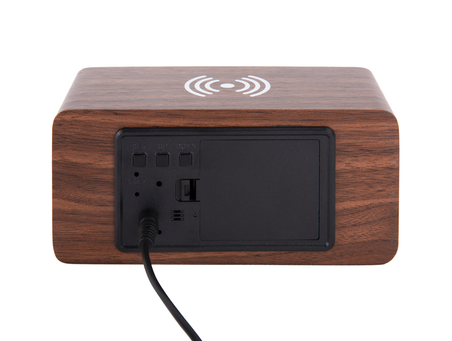 Karlsson - Alarm Clock Block w. Phone Charger LED
