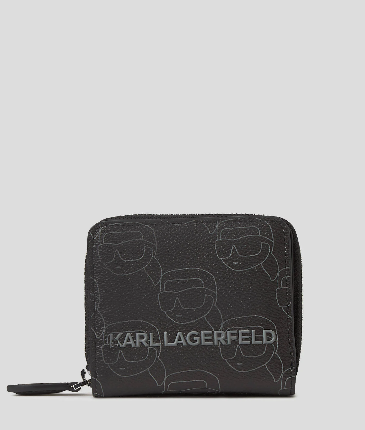 PORTEFEUILLE IKON MONOGRAM MOYEN - NFT All Over Pattern Noir
