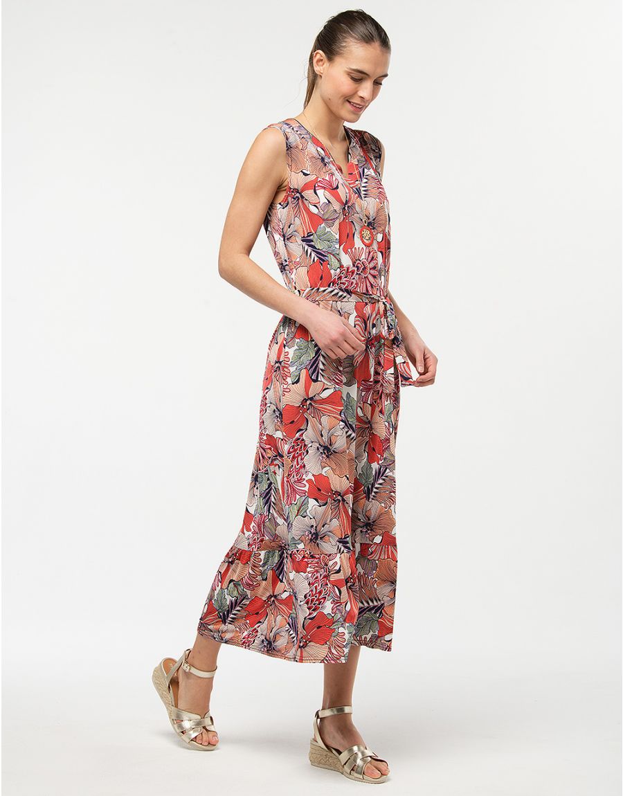 Robe longue hibiscus