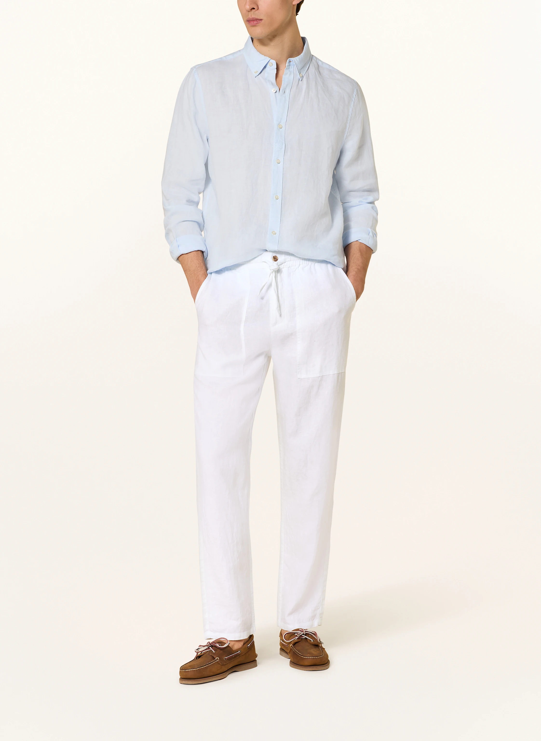 ECOALF Leinenhose ETHIC im Jogging-Stil Slim Fit