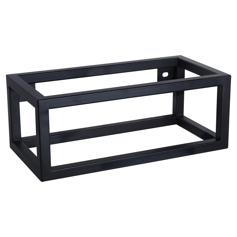 Differnz Force fonteinset keramiek met frame en rechte kraan mat zwart