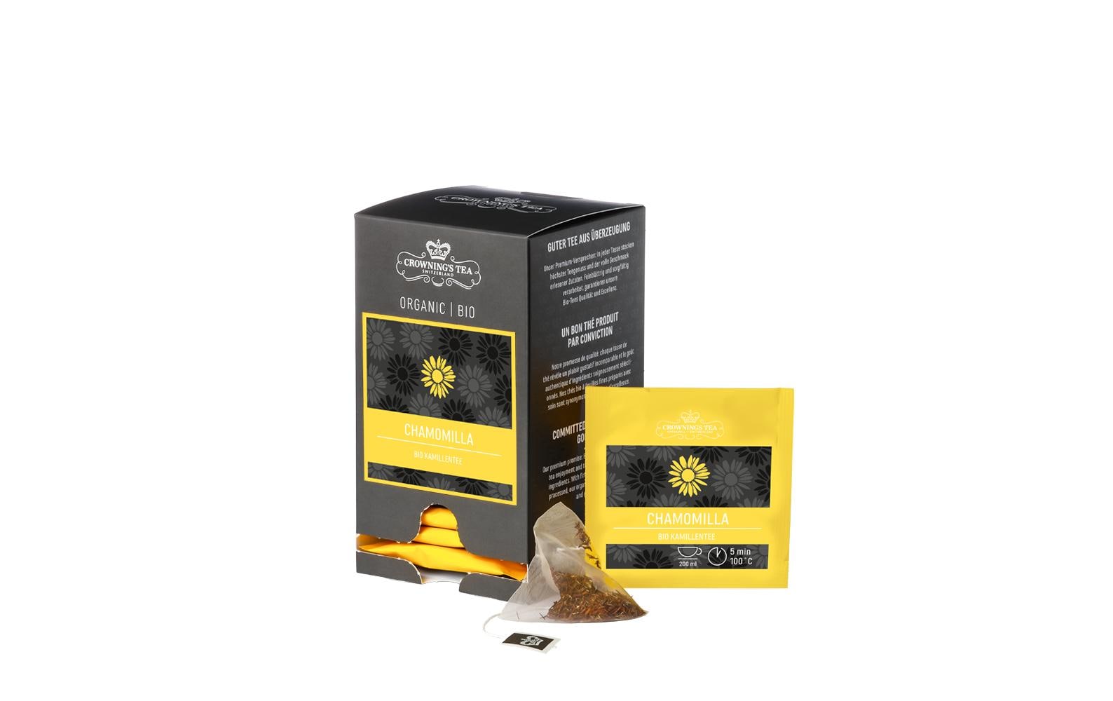 Teebeutel Bio Chamomilla 15 StückEntspannender Bio-Kamillentee
