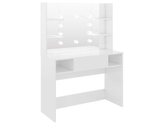 VIDAXL - Table de maquillage avec éclairage led 100x40x135 cm mdf