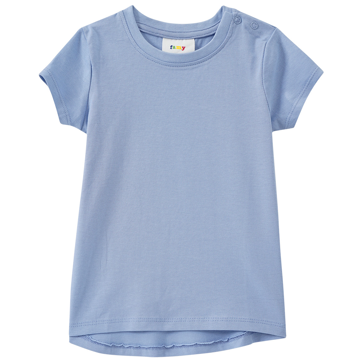 Famy 3 Baby T-Shirts im Basic-Look hellgelb / rosa / hellblau