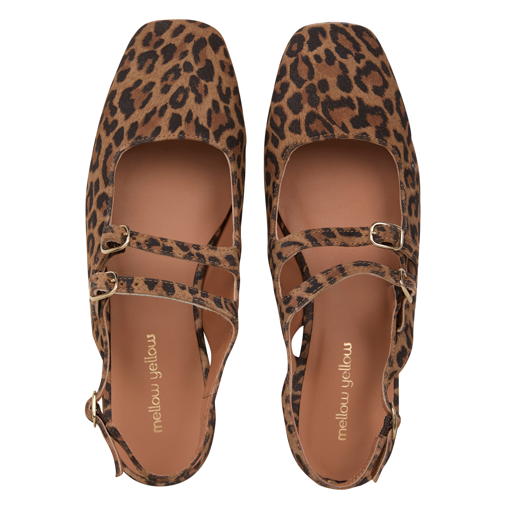 DAISY - Sandales plates en cuir | Marron