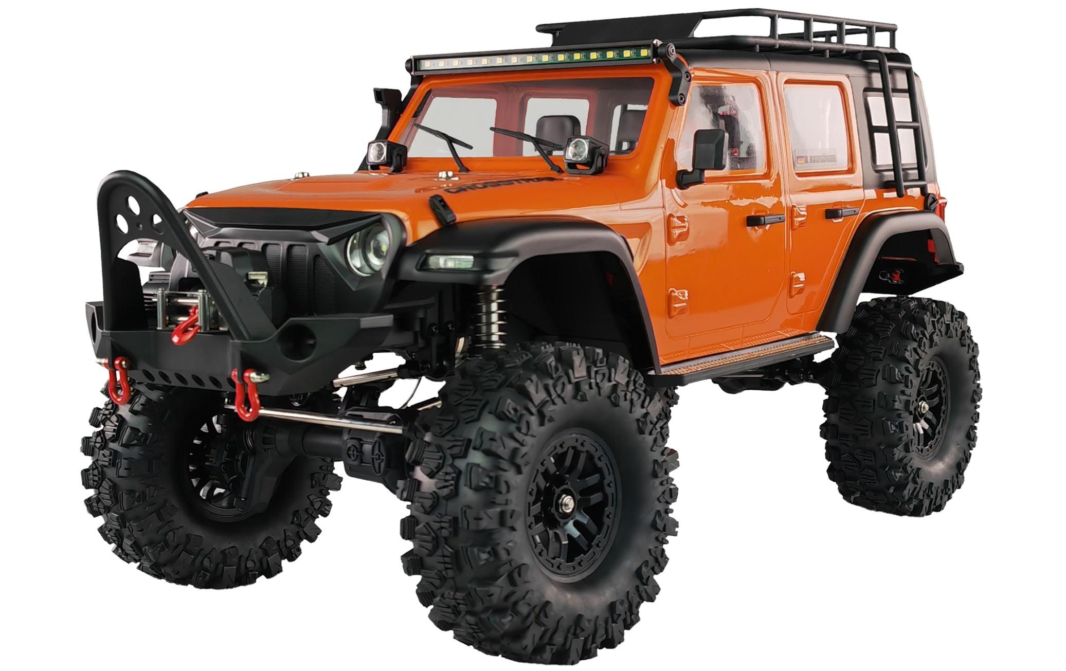 Scale Crawler AMXRock CT10 Crosstrail Orange, ARTR, 1:10<br>Rock Crawler mit Portalachsen, 2-Gang Getriebe und Differentialsperren