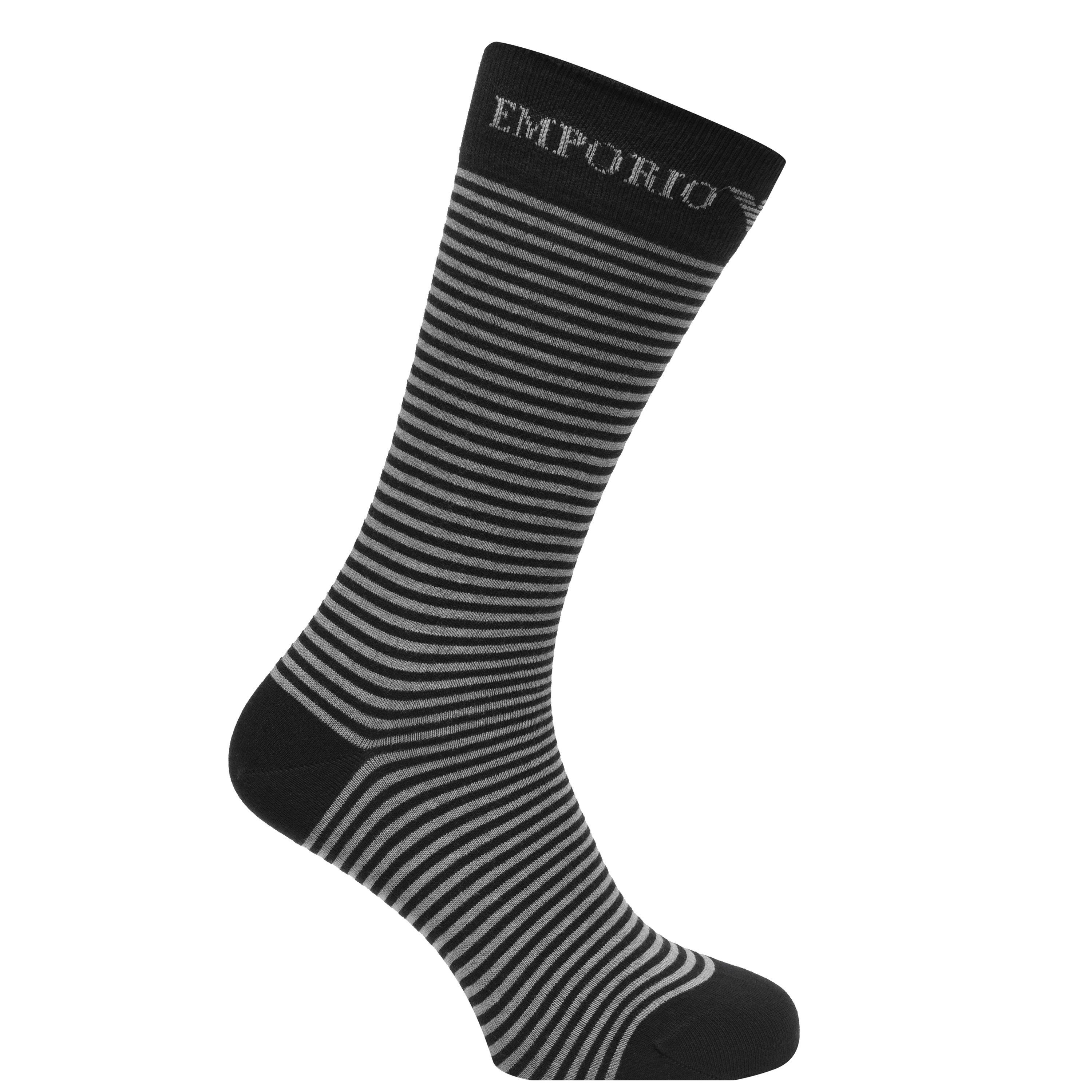 Emporio Armani 2 Pack Cotton Socks
