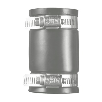 Martens koppeling recht flexibel rubber 42-30 mm