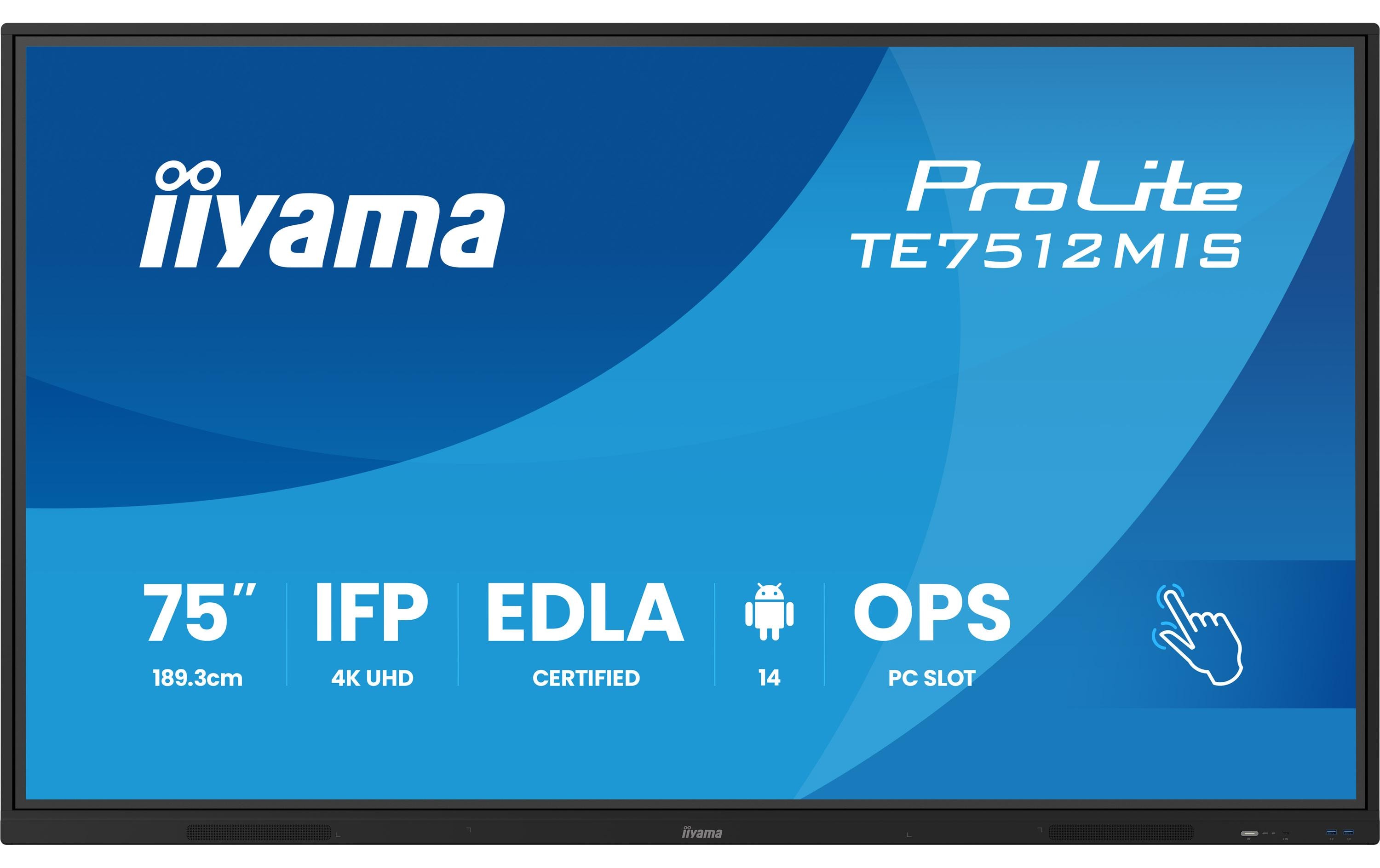 Touch Display ProLite TE7512MIS-B4AG 75 