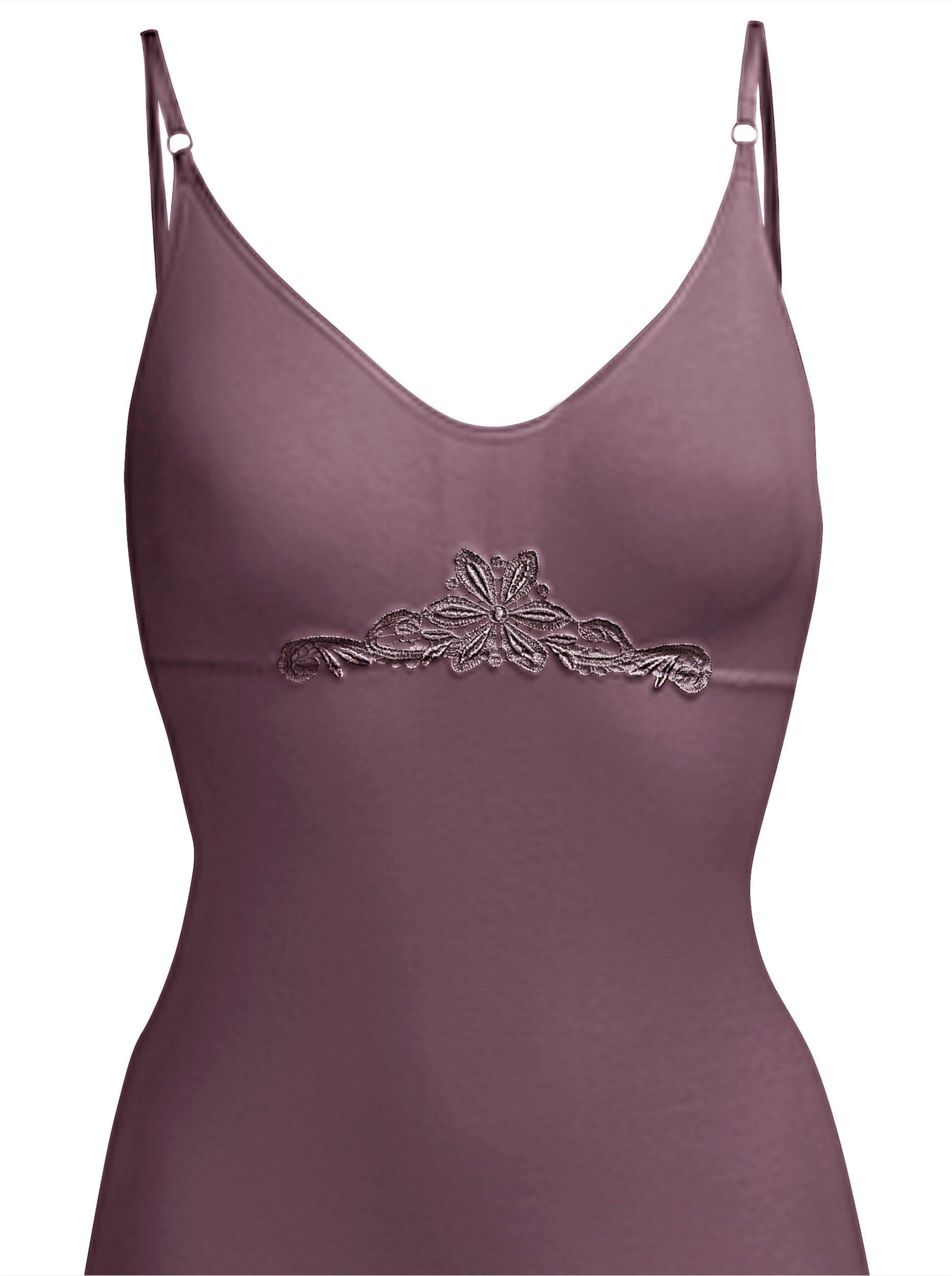 wäschepur BH-Hemd in aubergine