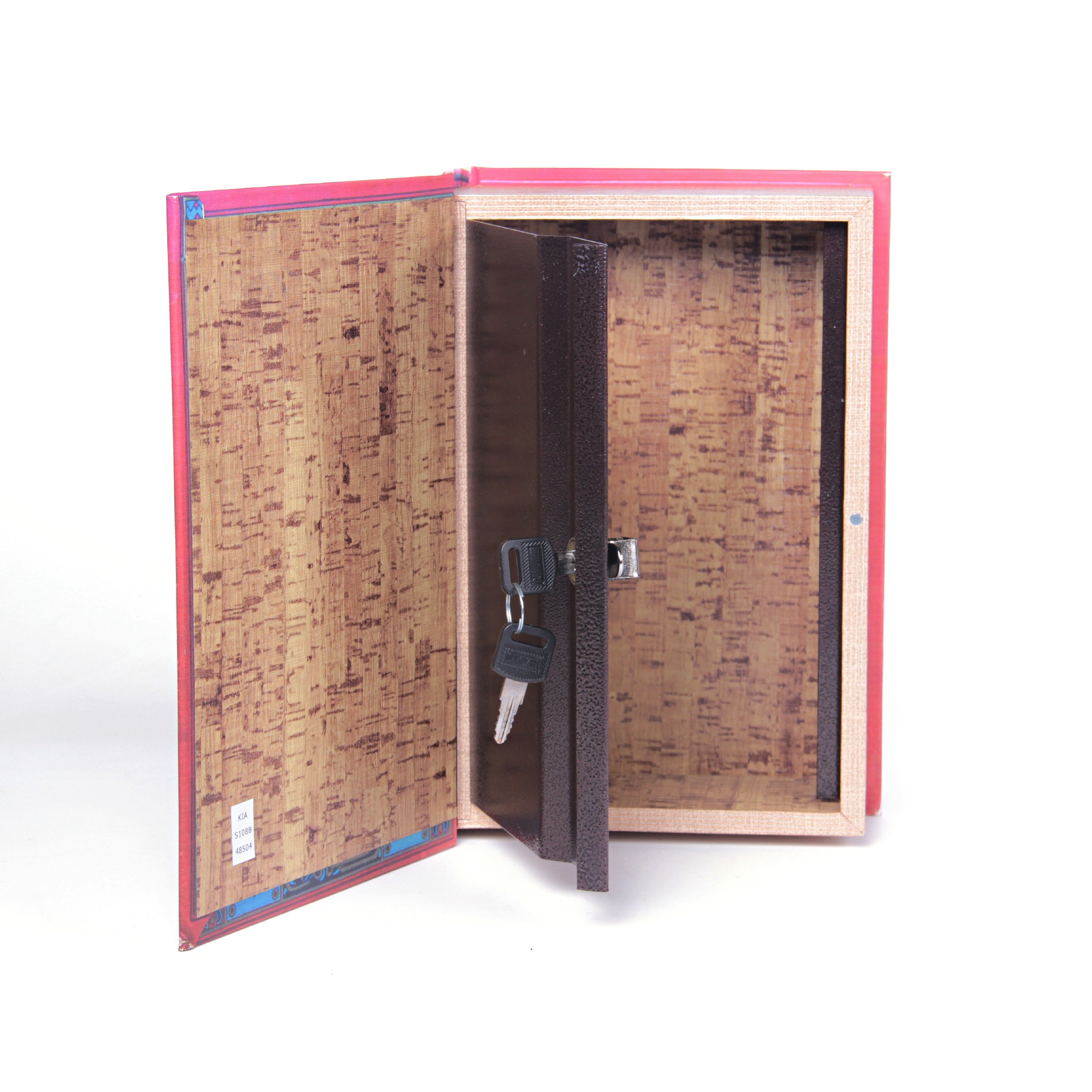 Buchhülle 'Don Quijote' mit Schließfach, T 7 cm, B 18 cm, H 27 cm von fischer's lagerhaus