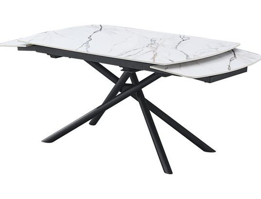CONCEPT1 - Table Olivia 140/200 x 90 x 75 cm blanc