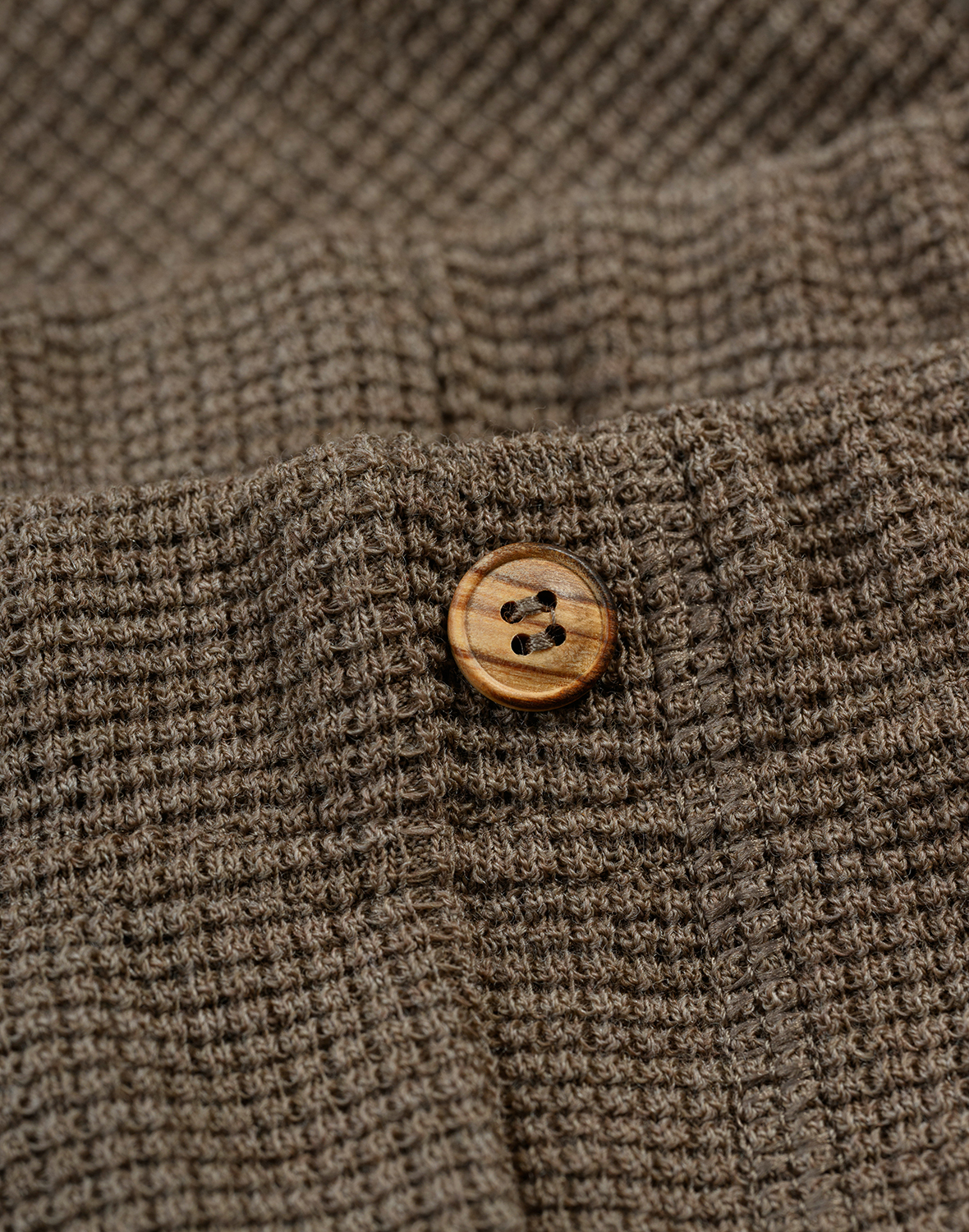 Broek met wafelpatroon in merinowol voor baby’s