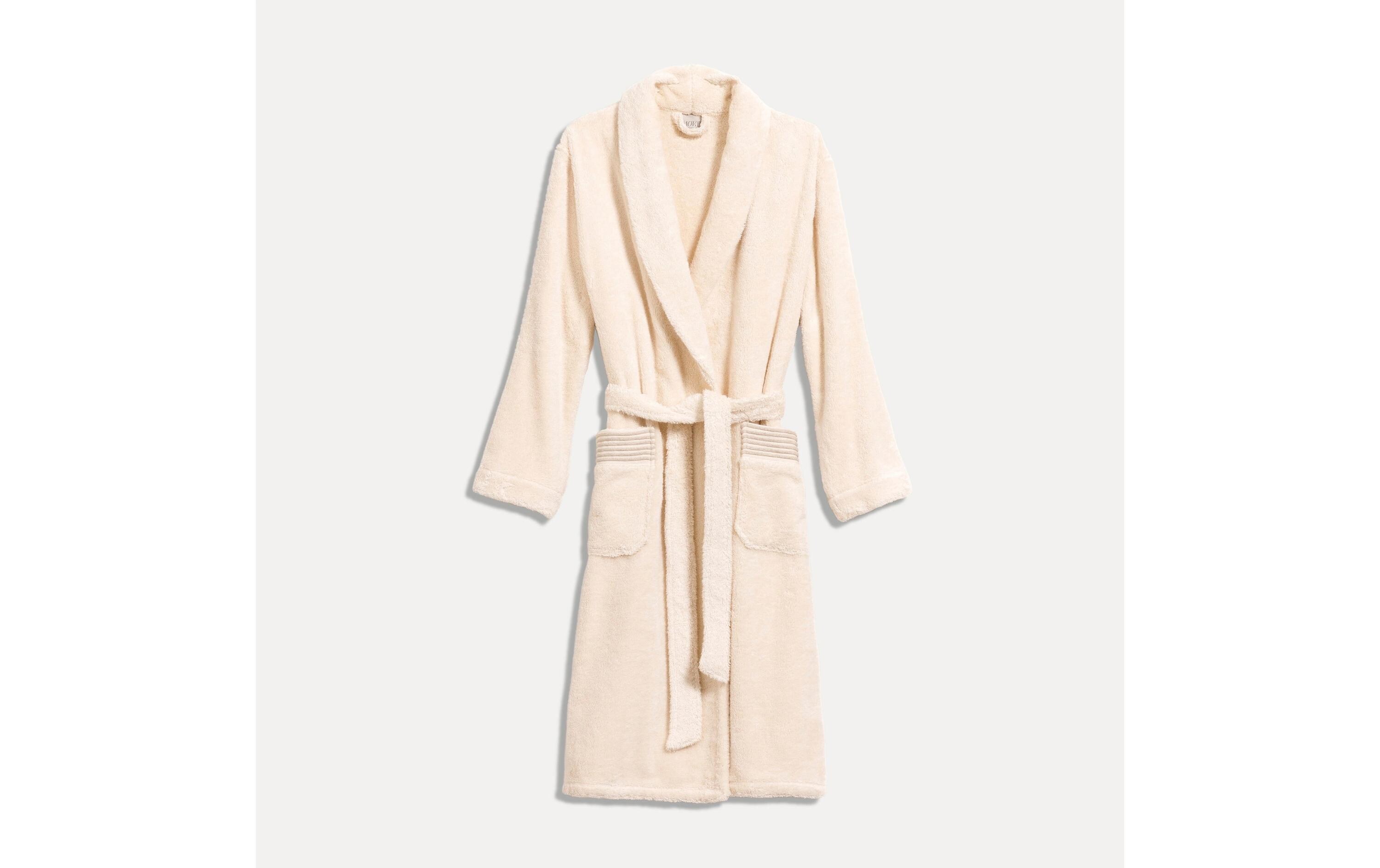 Bademantel Wellness L, Nature<br>Schalkragenmantel