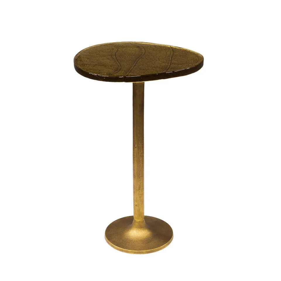 Fraaai - Benny bijzettafel L - goud antiek finish