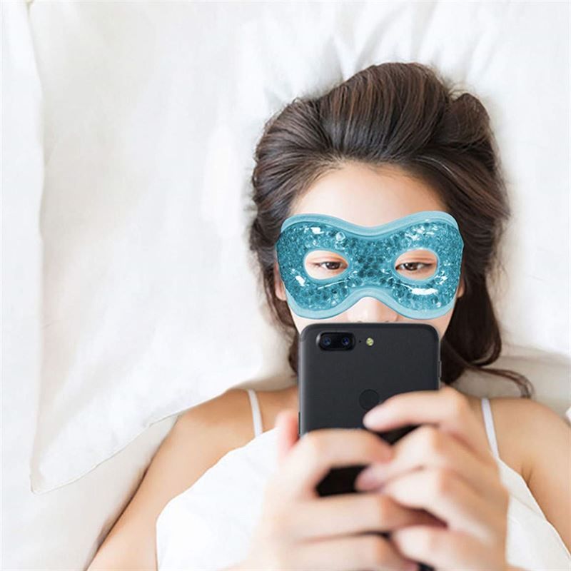 Hot & Cold Eye Mask / Cooling Mask - Entspannende Spa-Gel-Maske für die Augen - Ass. Farbe