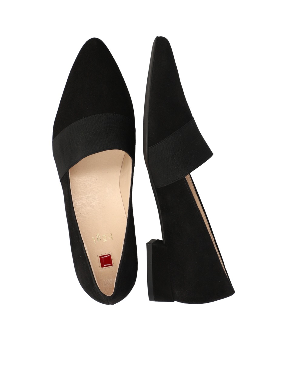 Veloursleder Ballerina